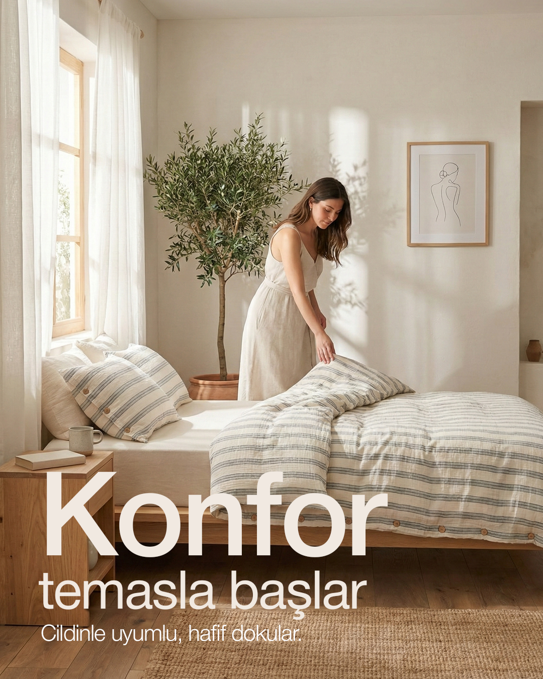 müslin nevresim takımı gabi gabrielle