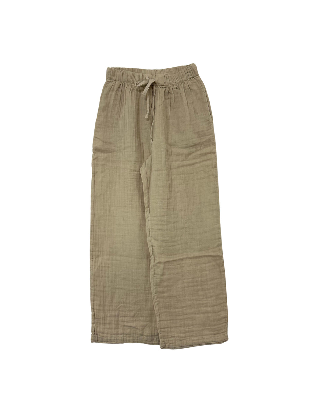 Tike Bağcıklı Müslin Pantolon