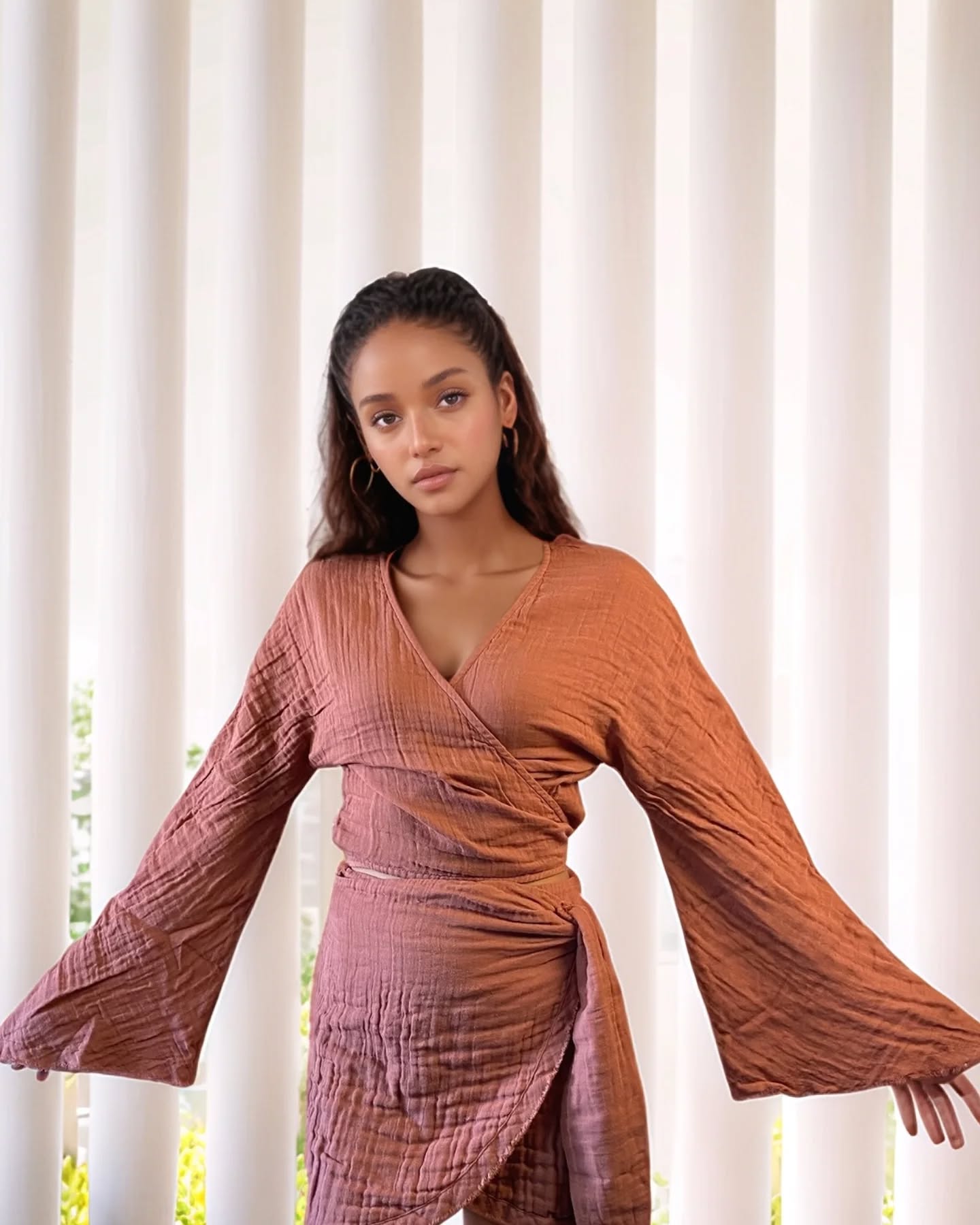 Nare İspanyol Müslin Bluz