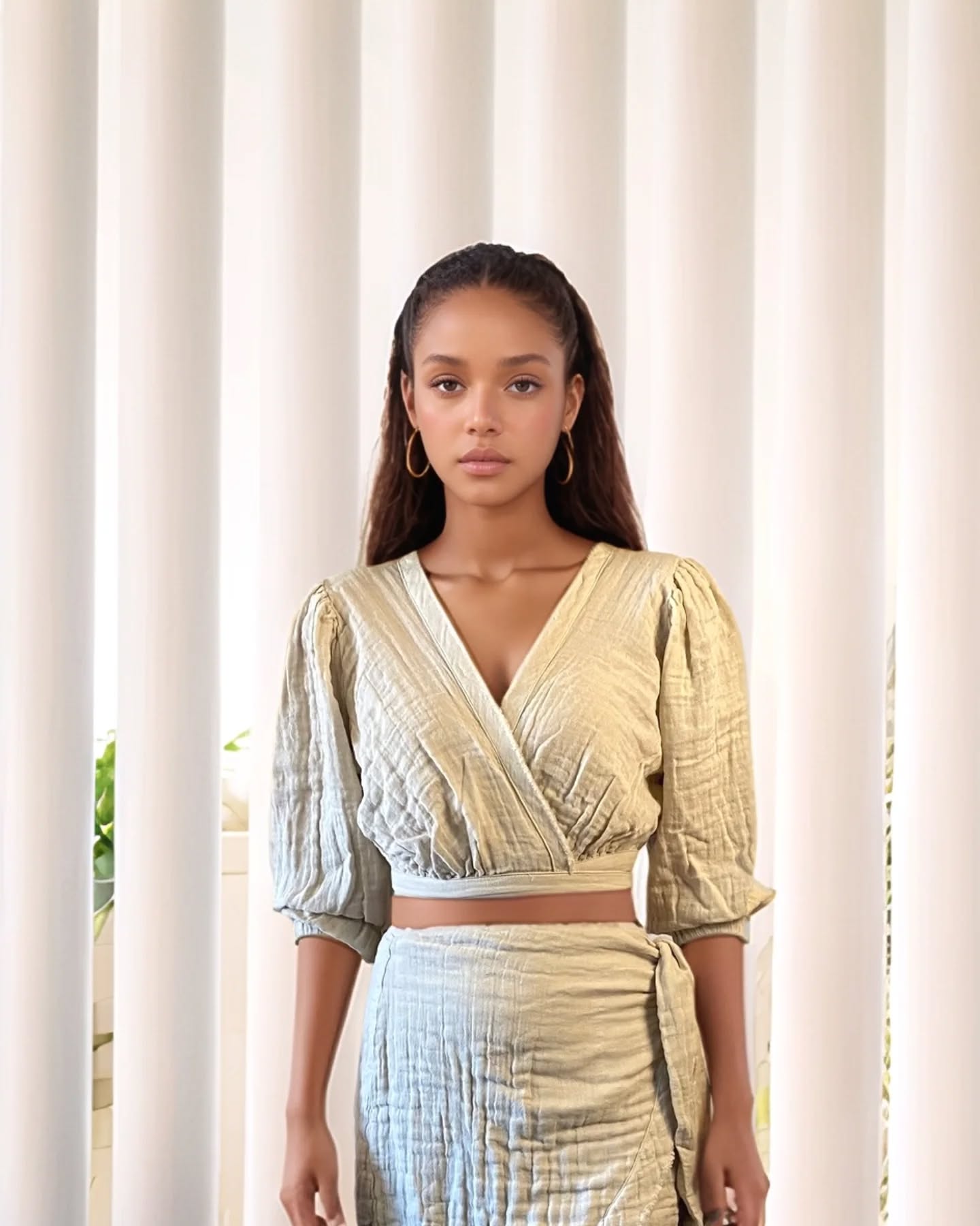 Hermes Müslin Crop
