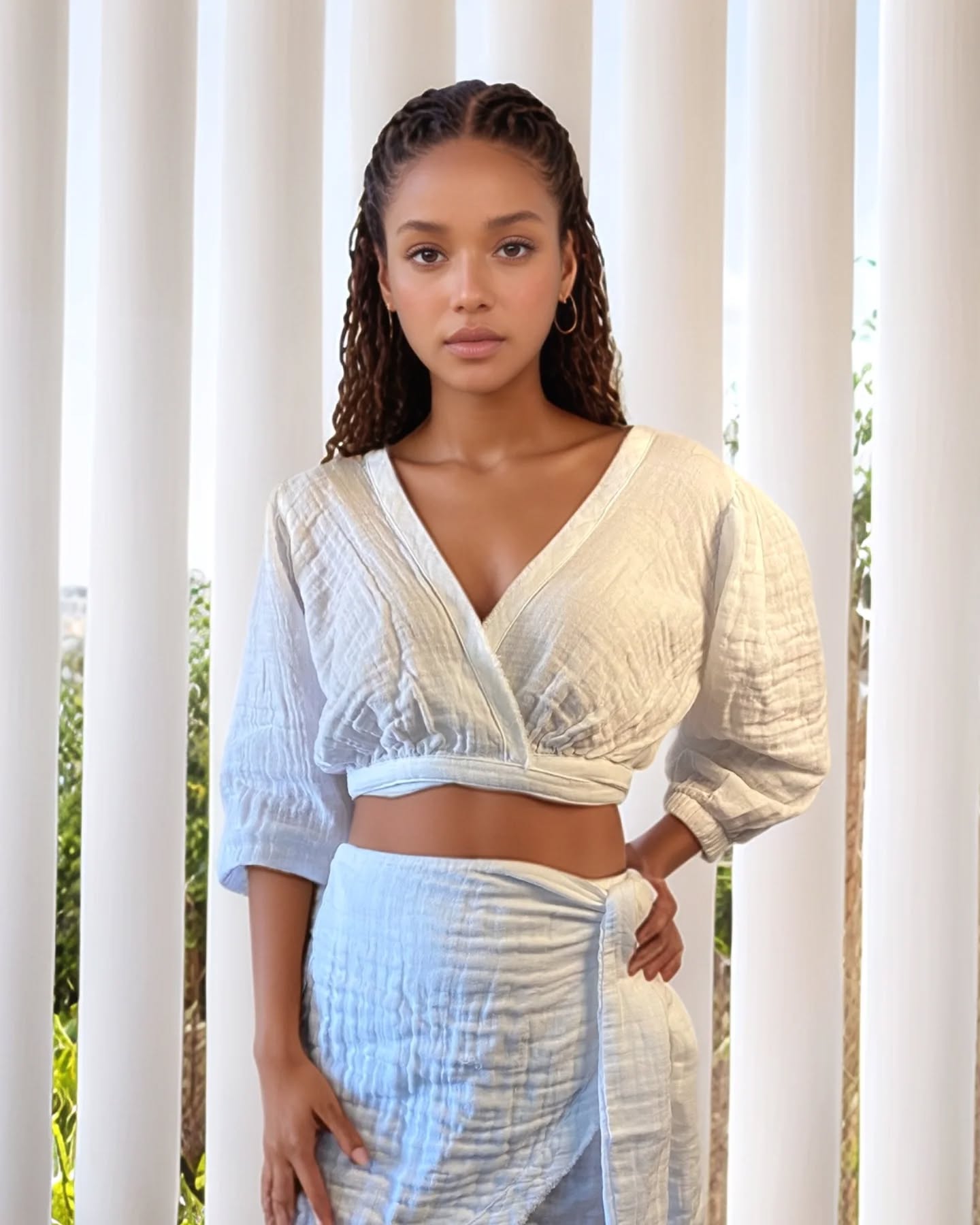 Hermes Müslin Crop
