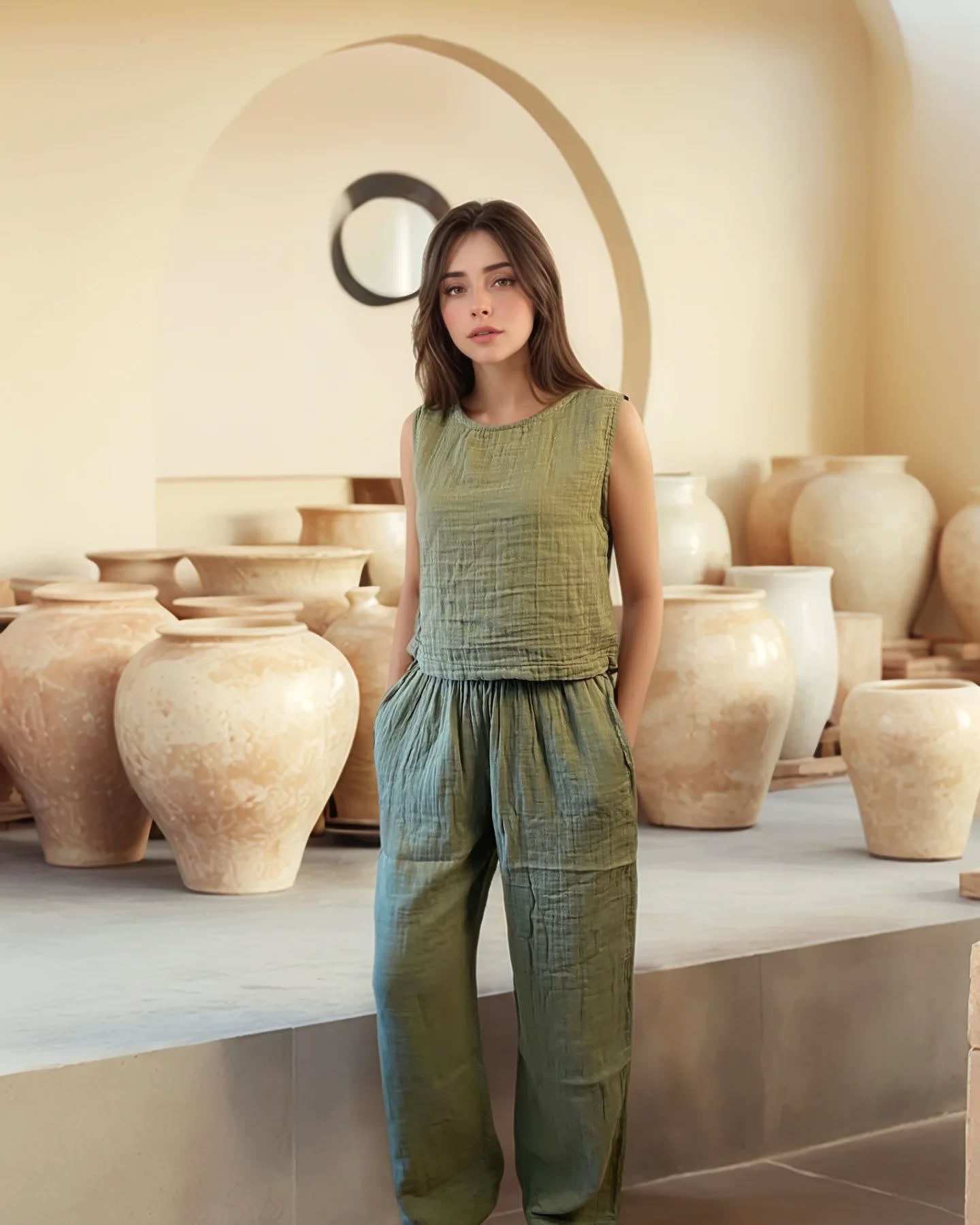 Tike Müslin Pantolon