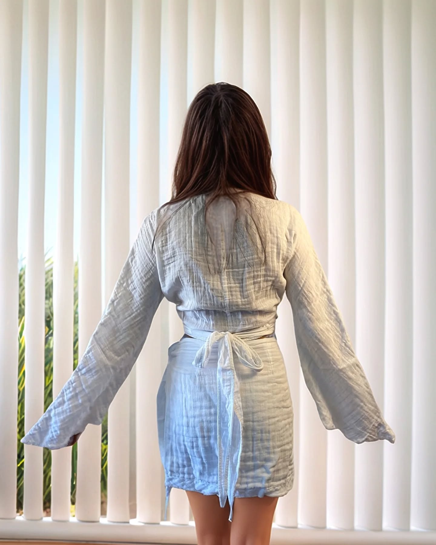 Selene Müslin Bağlamalı Etek