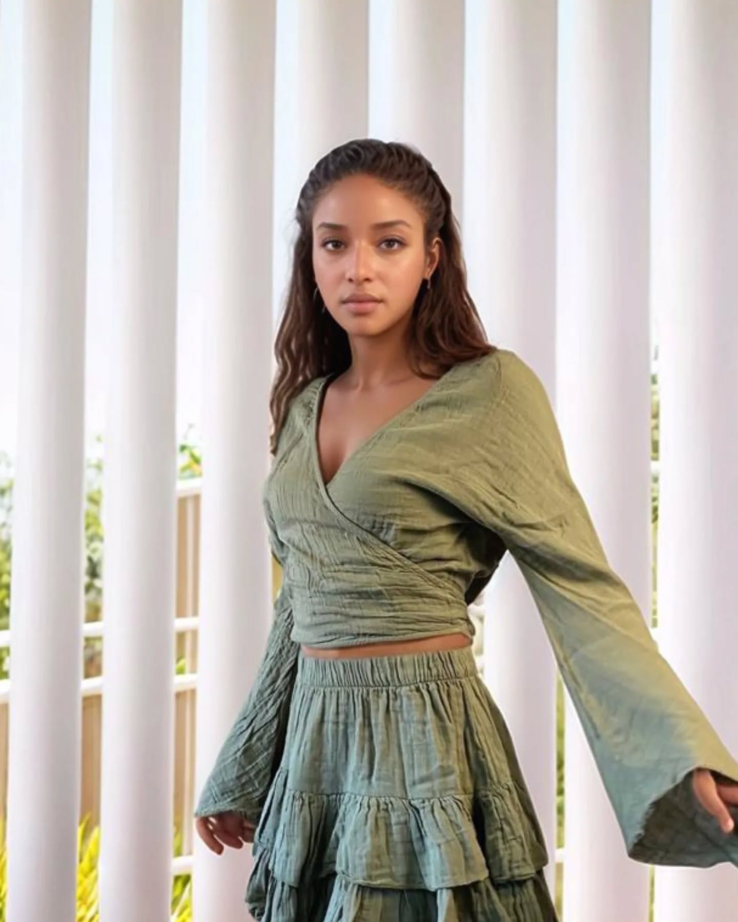 Nare İspanyol Müslin Bluz