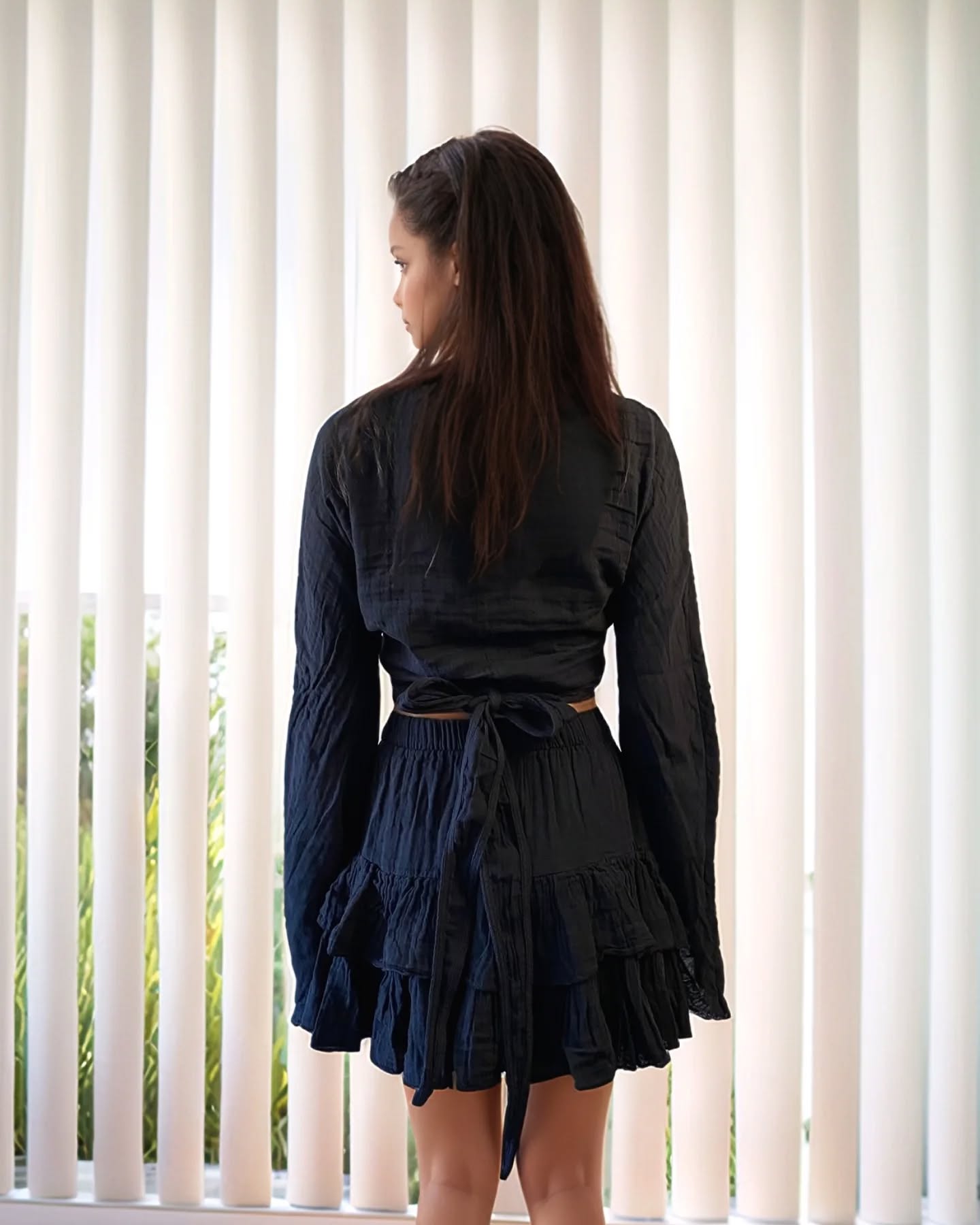 Helene Fırfırlı Müslin Etek