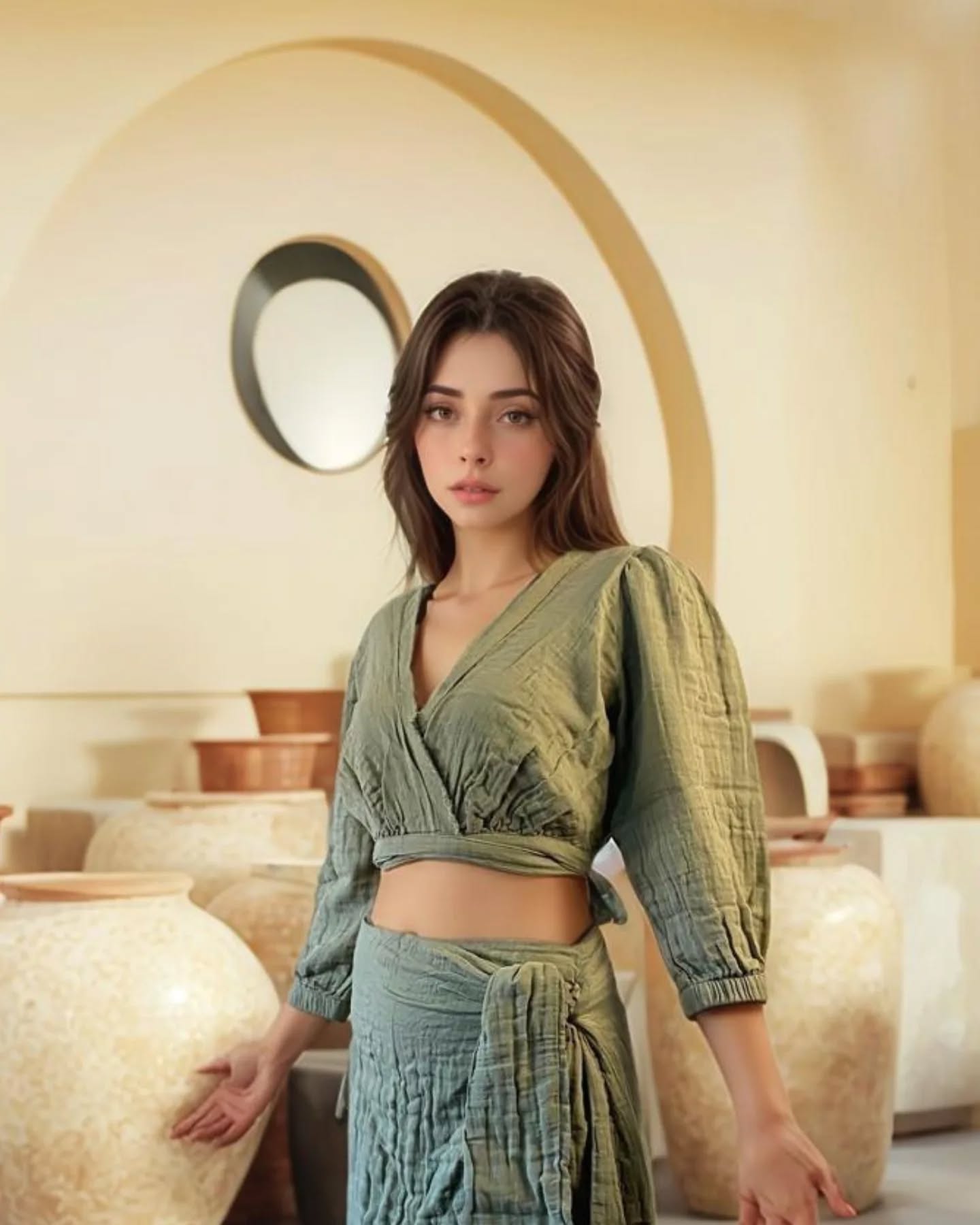 Hermes Müslin Crop
