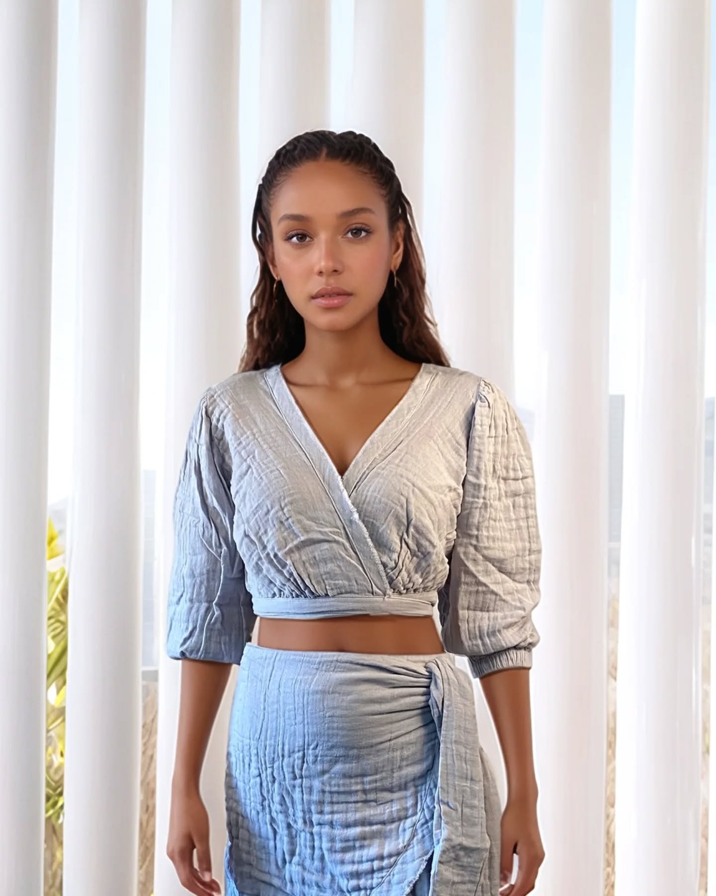 Hermes Müslin Crop