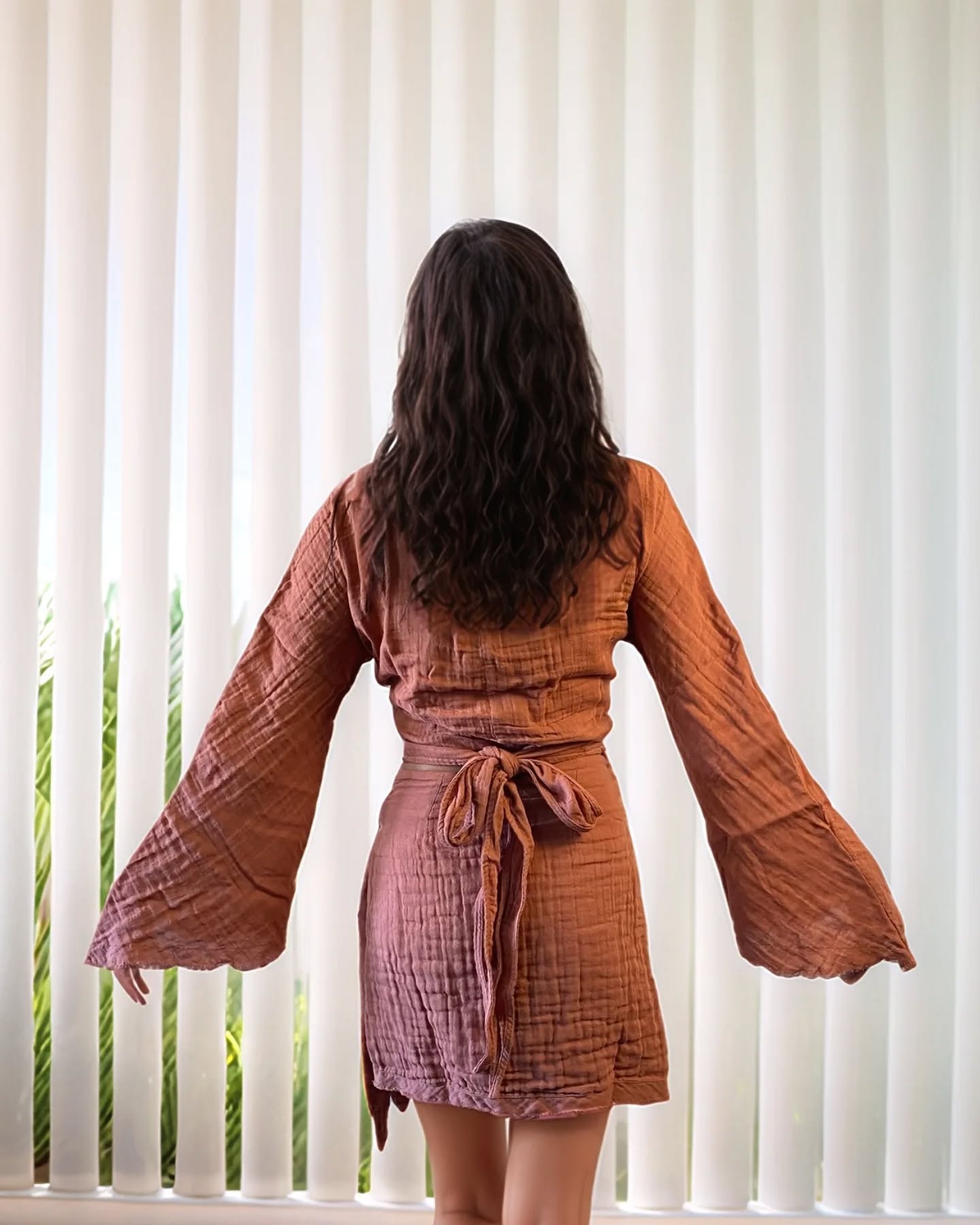 Selene Bağlamalı Müslin Etek