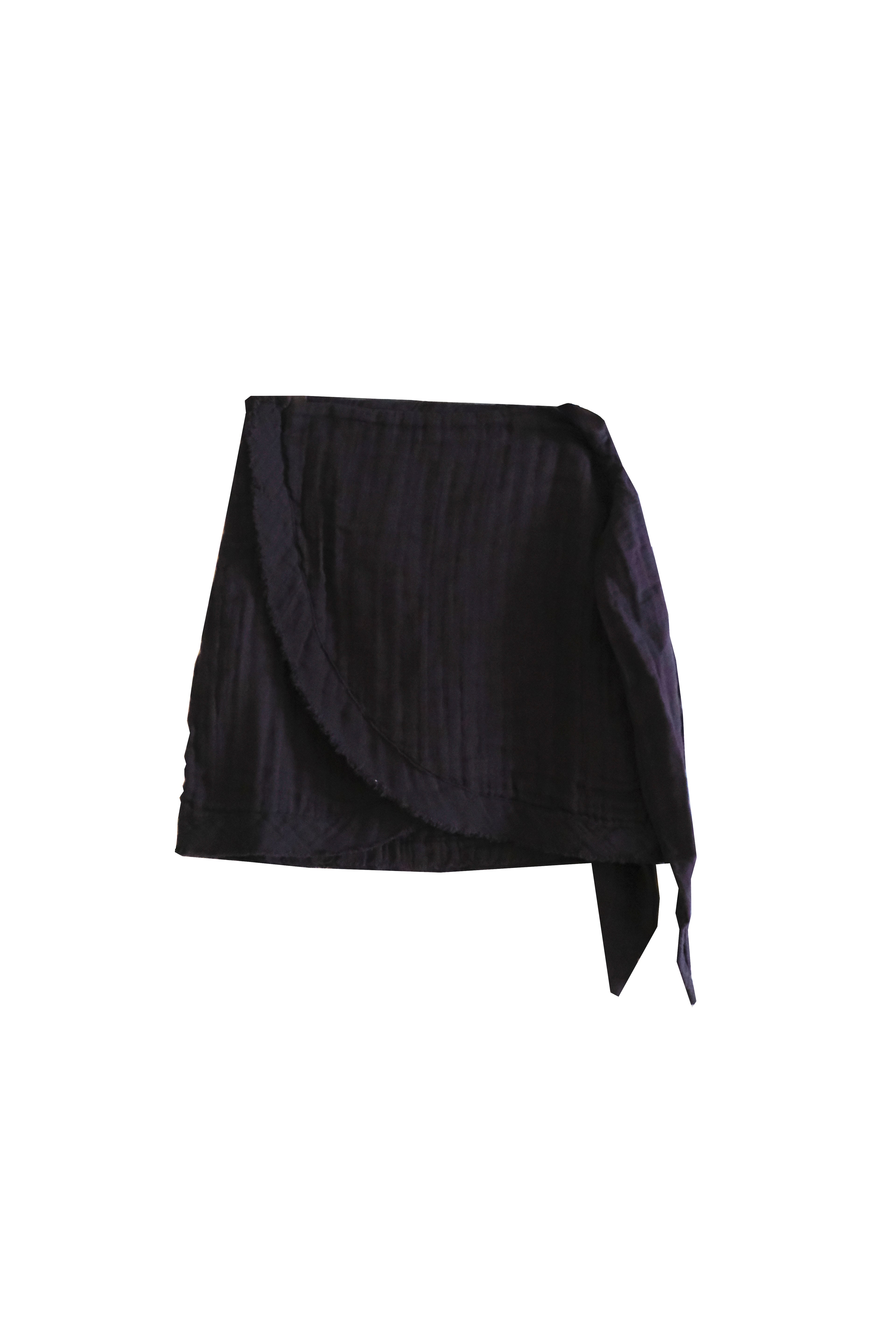 Selene Bağlamalı Müslin Etek