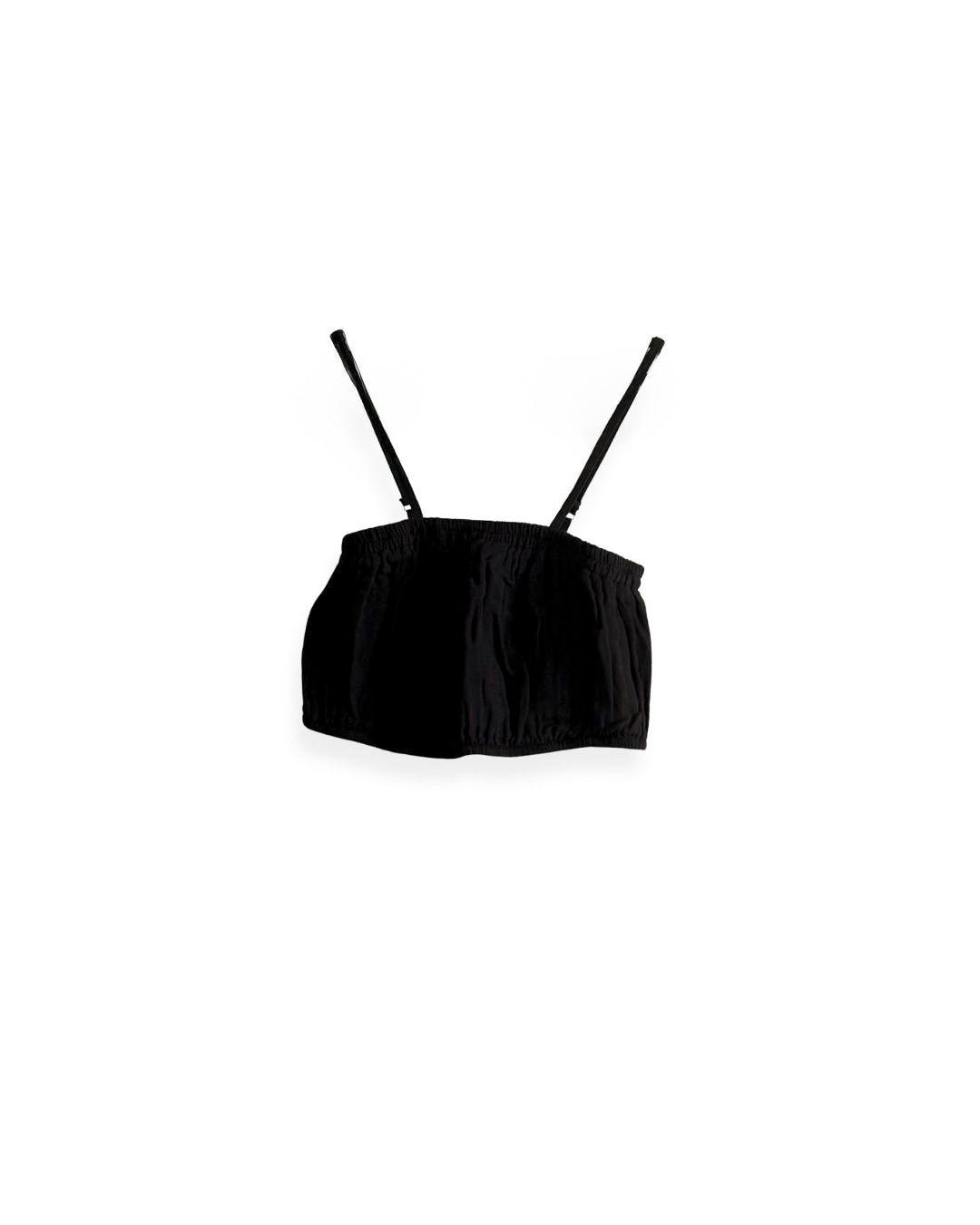Abby Pamuk Müslin Bralet - Siyah