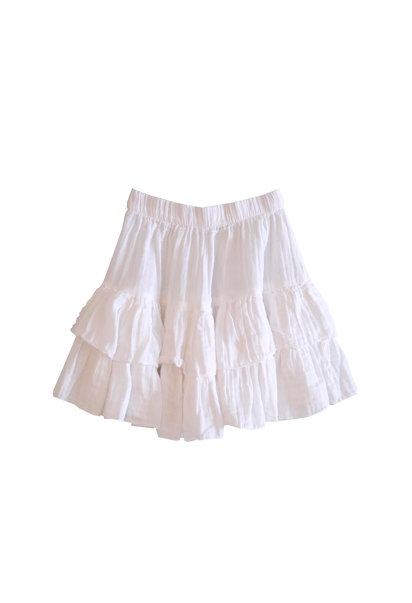 Helene Fırfırlı Müslin Etek