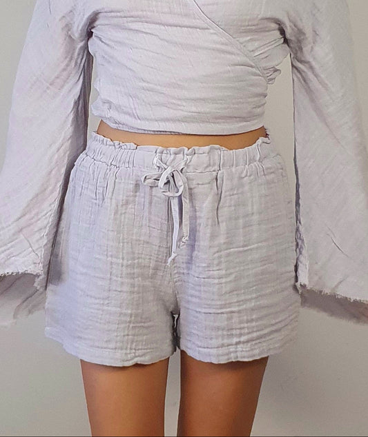 müslin şort kadın gabi gabrielle
